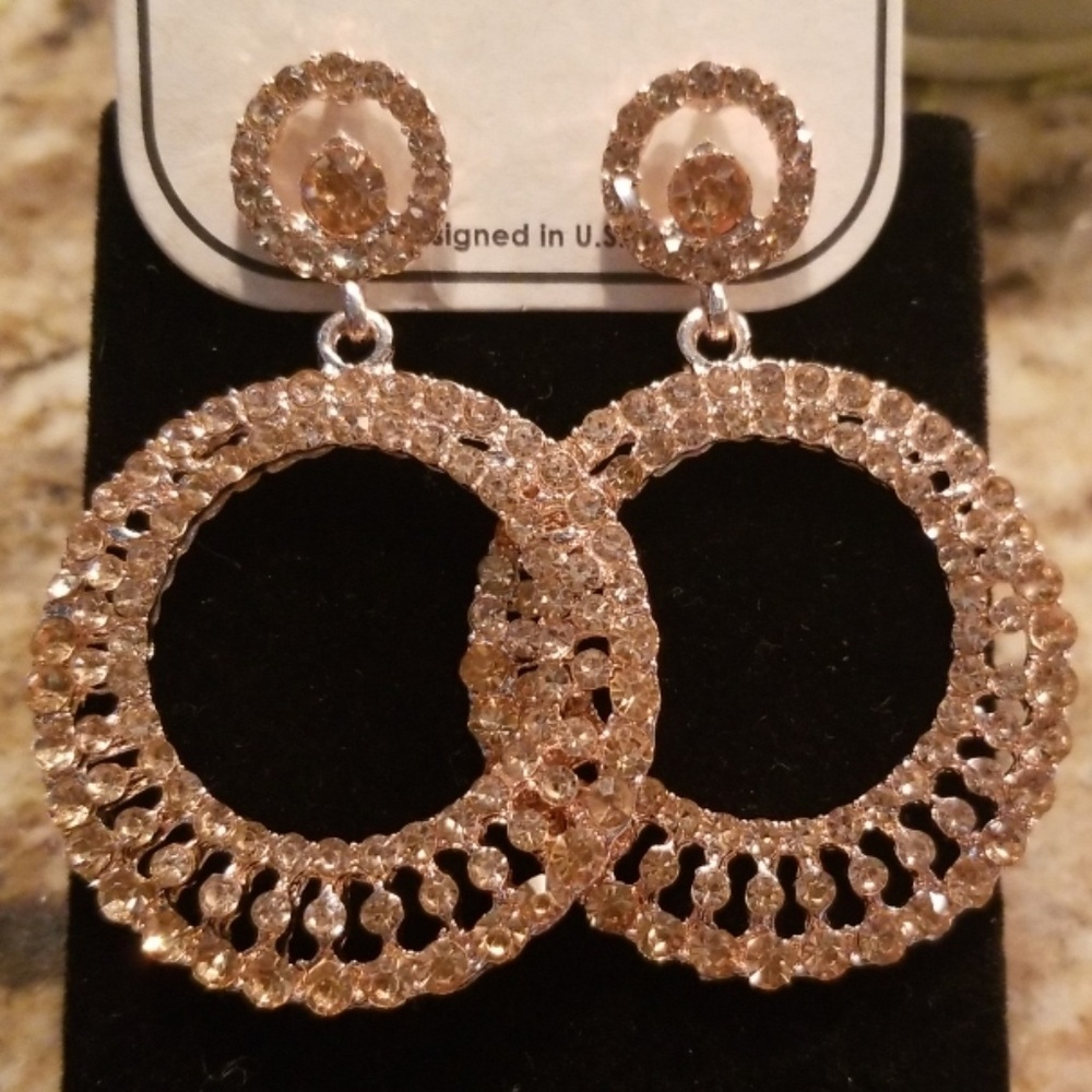 Custom Elegant Earrings (Never been worn)